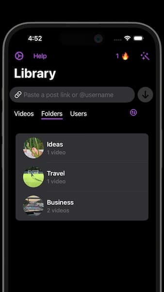 Powerful TikTok Organizer & Downloader